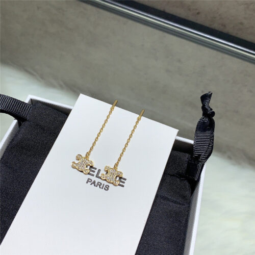 High Quality Luxury Celine Arc De Triomphe Tassel Earrings product detail
