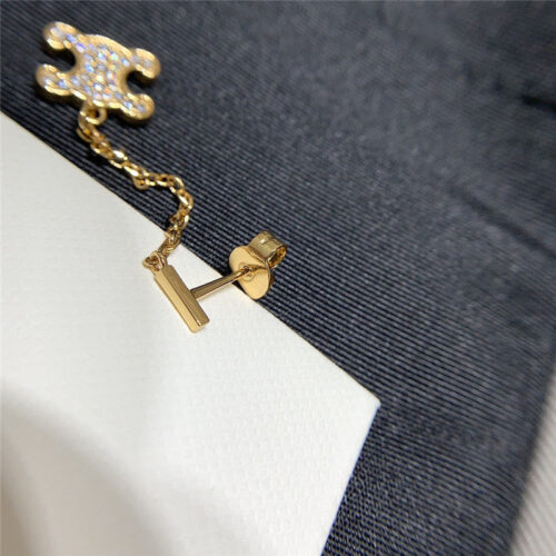 High Quality Luxury Celine Arc De Triomphe Tassel Earrings product detail