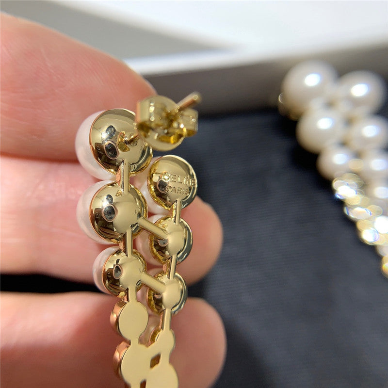 High Quality Luxury Celine Fashion Simple Earrings product detail