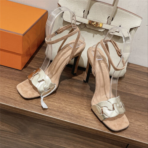 High Quality Luxury Hermes High Heel Sandals – Style 91875 product detail
