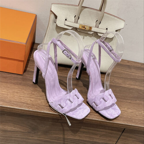 High Quality Luxury Hermes High Heel Sandals – Style 93571