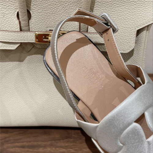 High Quality Luxury Hermes Pig Nose Sandals – Style 48803 product detail