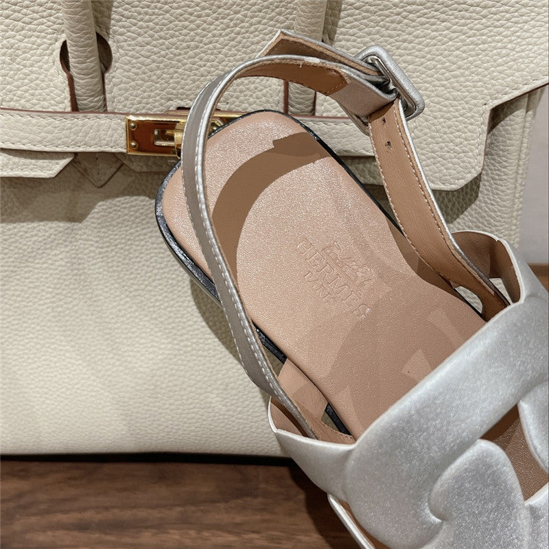 High Quality Luxury Hermes Pig Nose Sandals – Style 48803 product detail