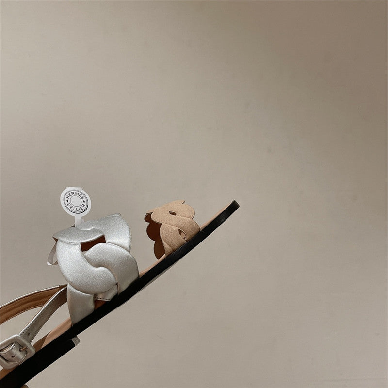 High Quality Luxury Hermes Pig Nose Sandals – Style 48803 product detail
