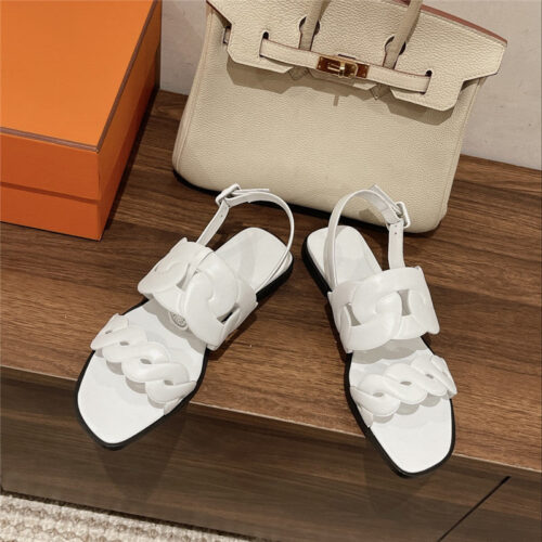 High Quality Luxury Hermes Pig Nose Sandals – Style 17731 alternate view