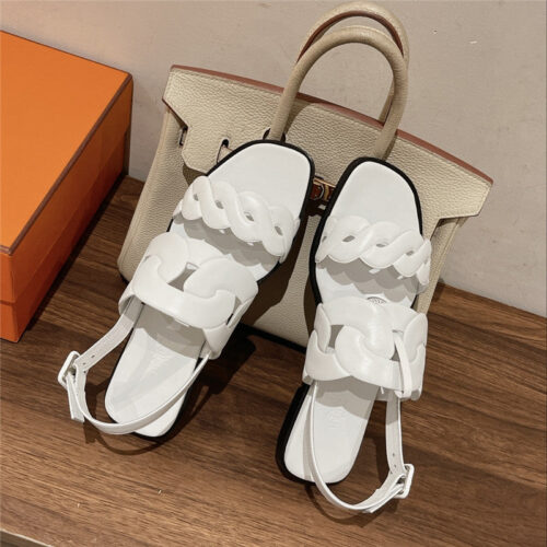 High Quality Luxury Hermes Pig Nose Sandals – Style 17731 product detail