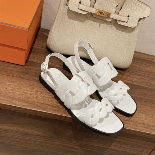 High Quality Luxury Hermes Pig Nose Sandals – Style 17731 product detail