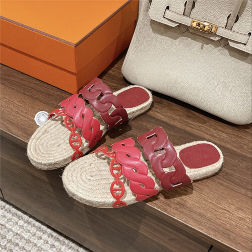 High Quality Luxury Hermes Gwen Espadrilles – Style 37667