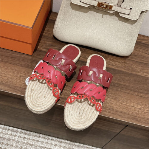 High Quality Luxury Hermes Gwen Espadrilles – Style 37667 product detail