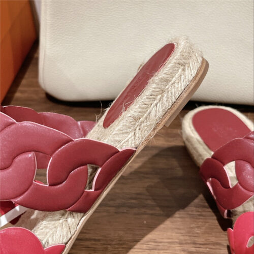 High Quality Luxury Hermes Gwen Espadrilles – Style 37667 product detail