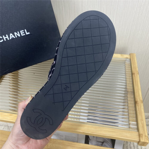 High Quality Luxury Chanel Logo Platform Slippers – Style 05926 product detail