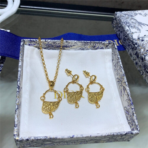 High Quality Luxury Dior Saddle Bag Earrings product detail