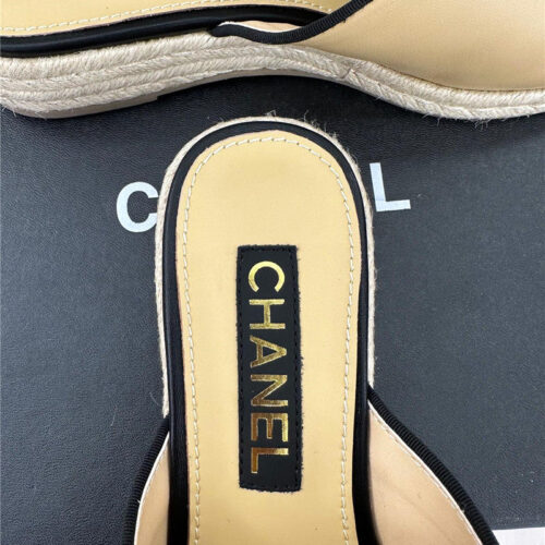 High Quality Luxury Chanel Logo Platform Fisherman Slippers – Style 14406 product detail