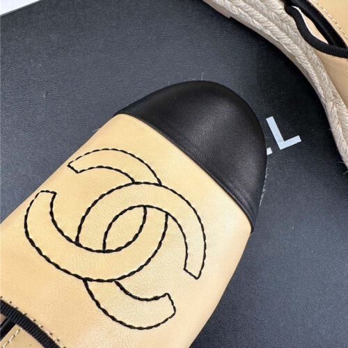 High Quality Luxury Chanel Logo Platform Fisherman Slippers – Style 14406 product detail