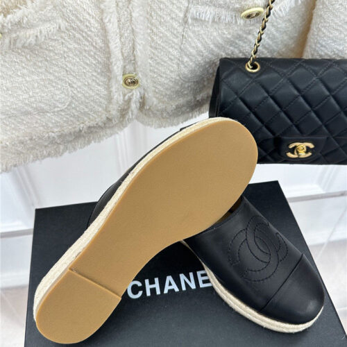 High Quality Luxury Chanel Logo Platform Fisherman Slippers – Style 78246 product detail