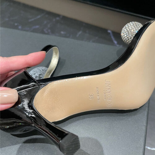High Quality Luxury Jimmy Choo New Rhinestone Ball Sandals product detail