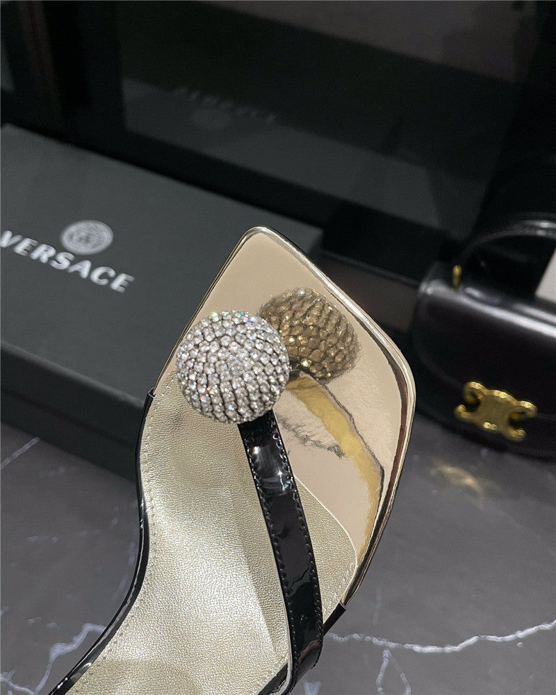 High Quality Luxury Jimmy Choo New Rhinestone Ball Sandals product detail