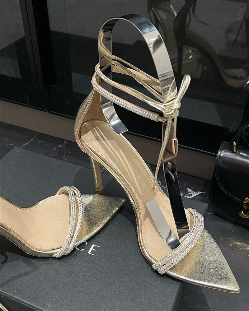 High Quality Luxury Givenchy Rhinestone Sexy Sandals product detail