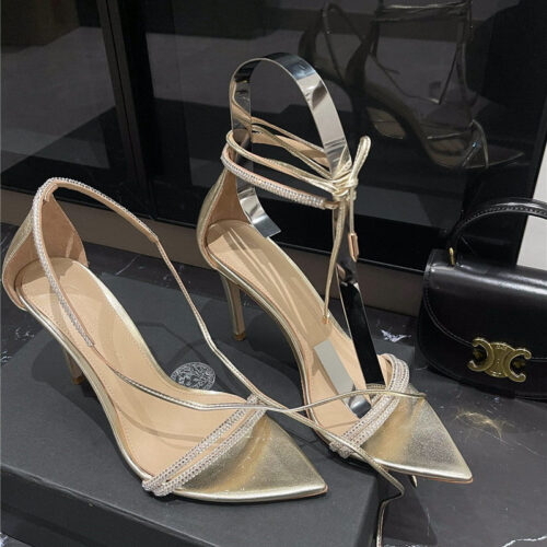 High Quality Luxury Givenchy Rhinestone Sexy Sandals
