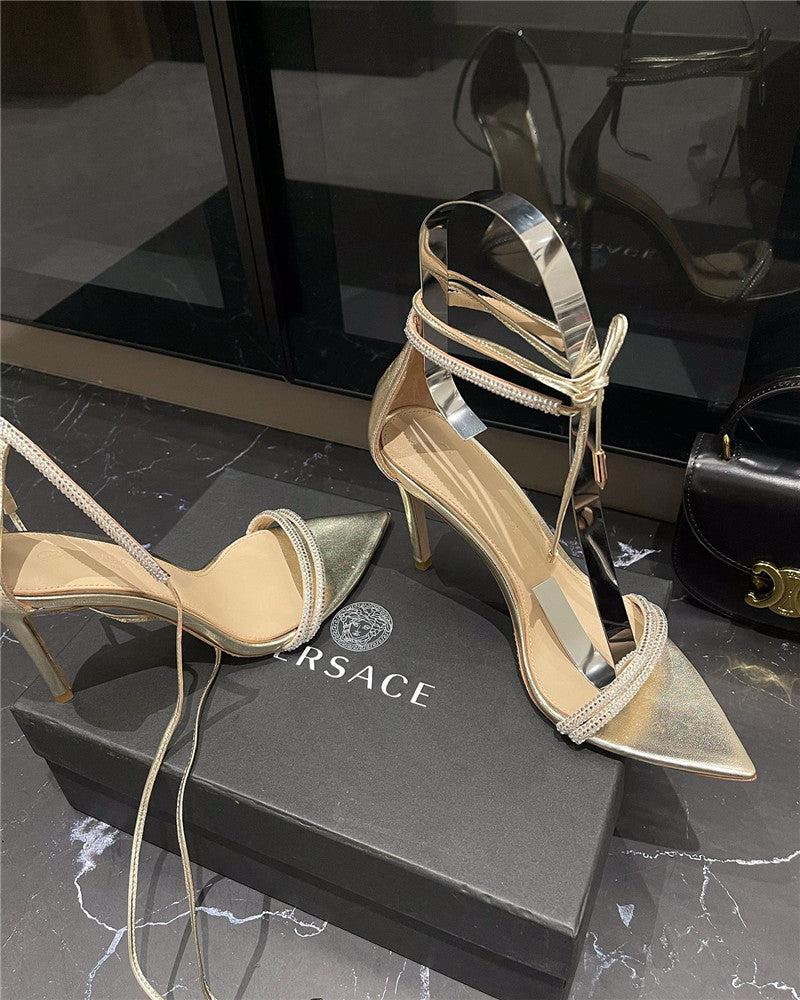 High Quality Luxury Givenchy Rhinestone Sexy Sandals product detail