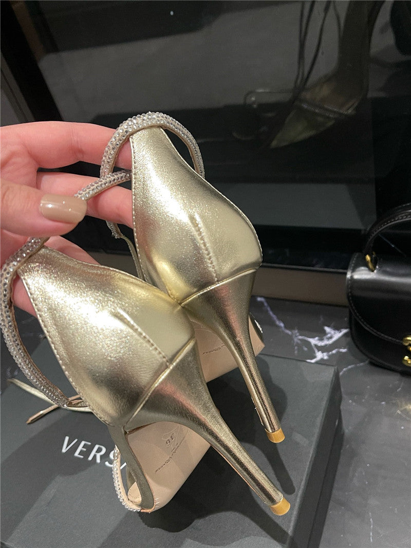 High Quality Luxury Givenchy Rhinestone Sexy Sandals product detail