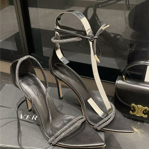 High Quality Luxury Givenchy Rhinestone Sexy Sandals – Style 83363