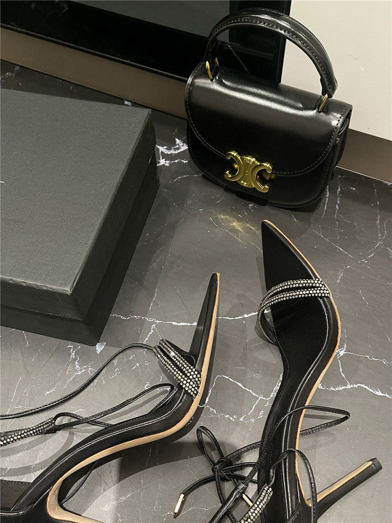 High Quality Luxury Givenchy Rhinestone Sexy Sandals – Style 83363 product detail