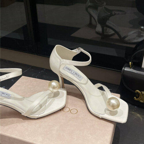 High Quality Luxury Jimmy Choo New Rhinestone Ball Sandals – Style 19927 product detail