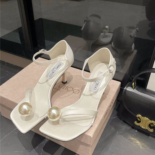 High Quality Luxury Jimmy Choo New Rhinestone Ball Sandals – Style 19927 product detail