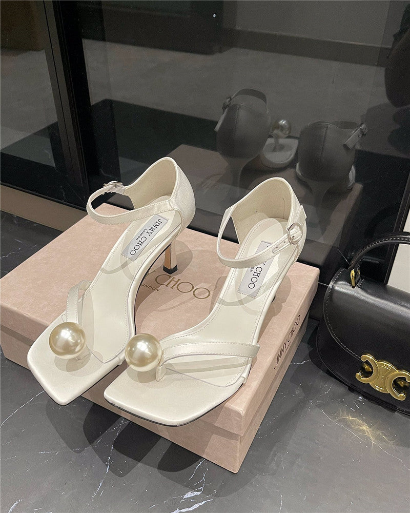 High Quality Luxury Jimmy Choo New Rhinestone Ball Sandals – Style 19927 product detail