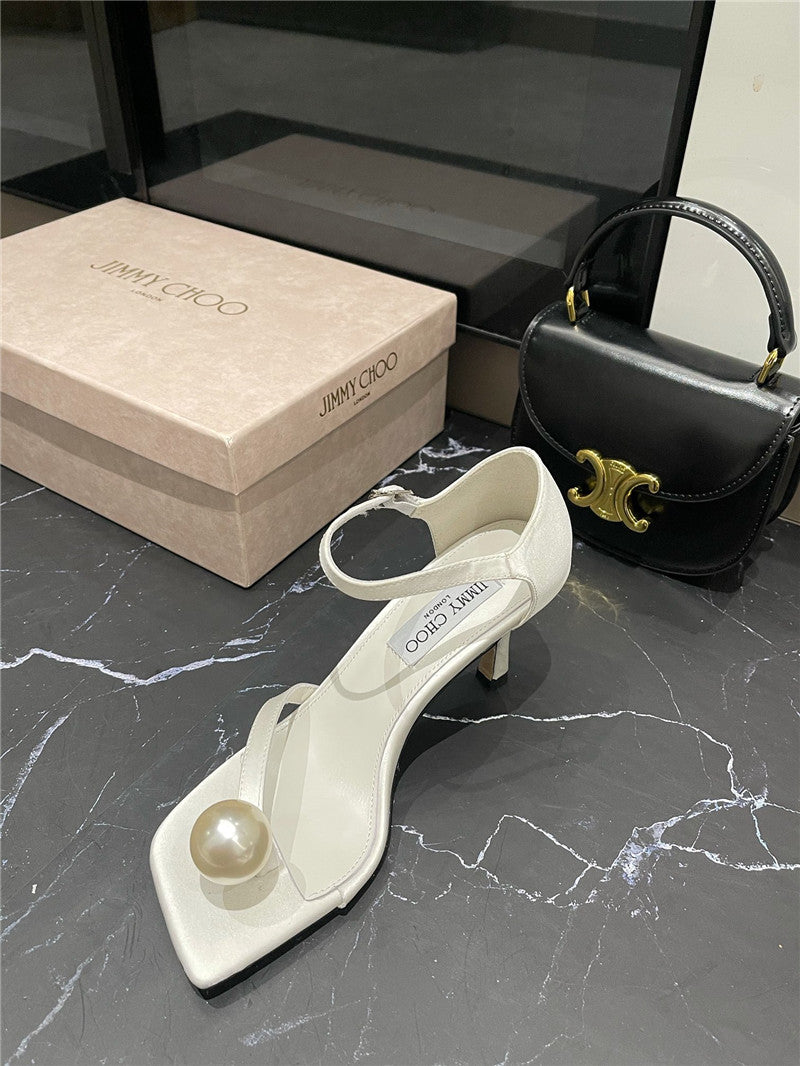 High Quality Luxury Jimmy Choo New Rhinestone Ball Sandals – Style 19927 product detail