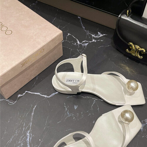 High Quality Luxury Jimmy Choo New Rhinestone Ball Sandals – Style 19927 product detail