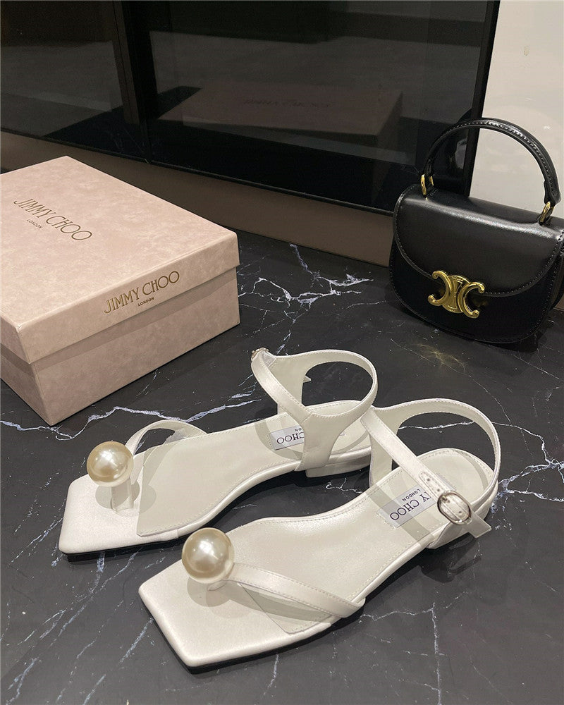 High Quality Luxury Jimmy Choo New Rhinestone Ball Sandals – Style 19927