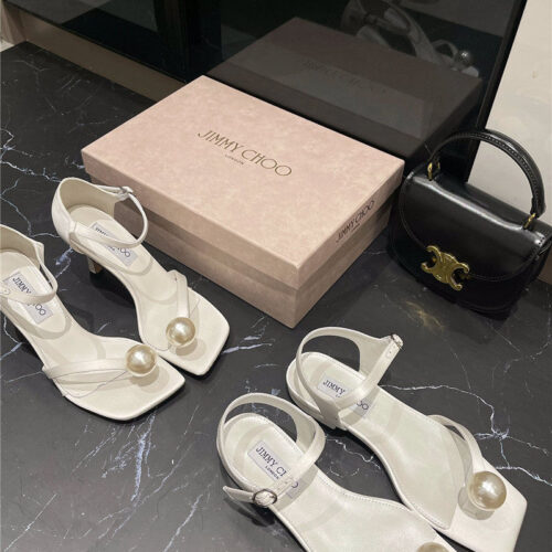 High Quality Luxury Jimmy Choo New Rhinestone Ball Sandals – Style 19927 product detail
