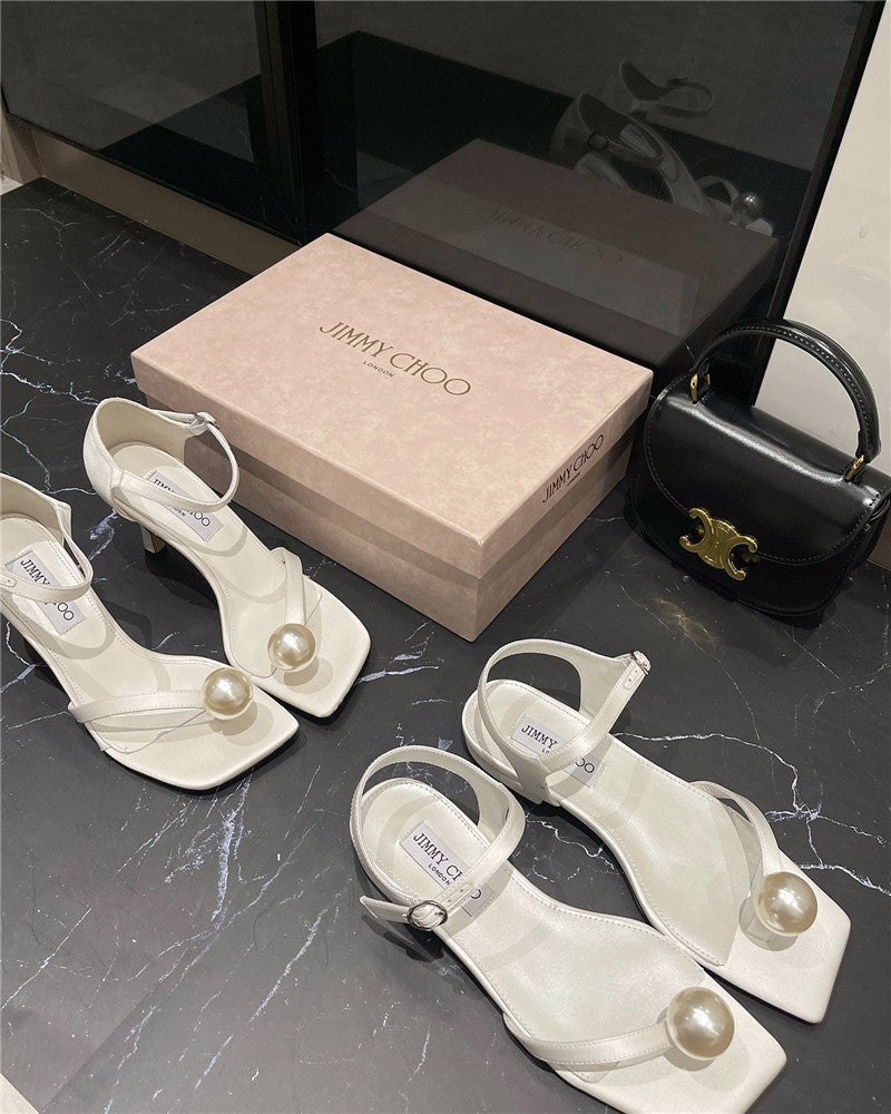 High Quality Luxury Jimmy Choo New Rhinestone Ball Sandals – Style 19927 product detail