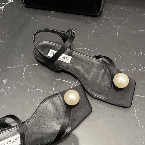 High Quality Luxury Jimmy Choo New Rhinestone Ball Sandals – Style 49303 product detail
