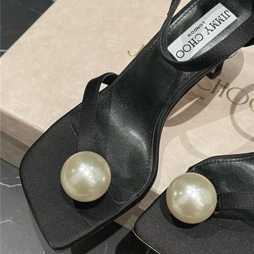 High Quality Luxury Jimmy Choo New Rhinestone Ball Sandals – Style 49303 product detail