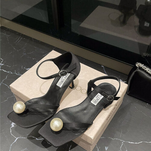 High Quality Luxury Jimmy Choo New Rhinestone Ball Sandals – Style 49303 product detail