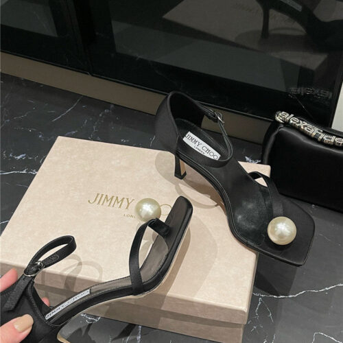 High Quality Luxury Jimmy Choo New Rhinestone Ball Sandals – Style 49303 product detail