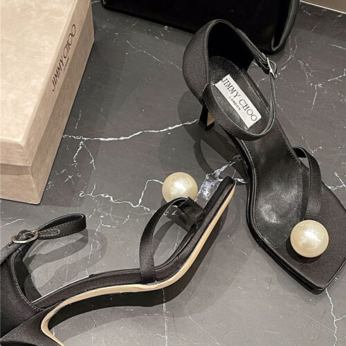 High Quality Luxury Jimmy Choo New Rhinestone Ball Sandals – Style 49303 product detail