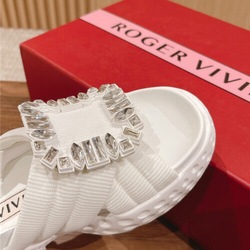 High Quality Luxury Roger Vivier Diamond Buckle Platform Sandals – Style 75604 product detail