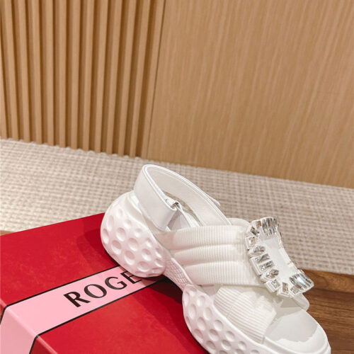 High Quality Luxury Roger Vivier Diamond Buckle Platform Sandals – Style 75604 product detail