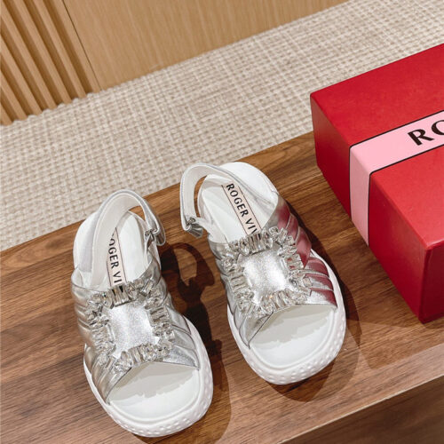 High Quality Luxury Roger Vivier Diamond Buckle Platform Sandals product detail