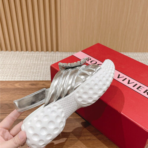 High Quality Luxury Roger Vivier Diamond Buckle Platform Sandals product detail