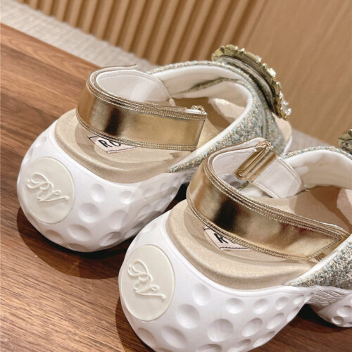 High Quality Luxury Roger Vivier Diamond Buckle Platform Sandals – Style 46228 product detail