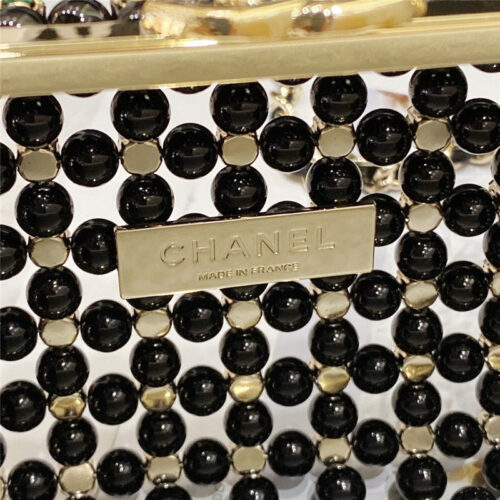 High Quality Luxury Chanel Glass Pearl Gem Evening Bag – Style 47711 product detail