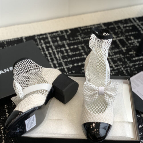 High Quality Luxury Chanel New Mary Jane Mesh Drill Boots – Style 15750 product detail