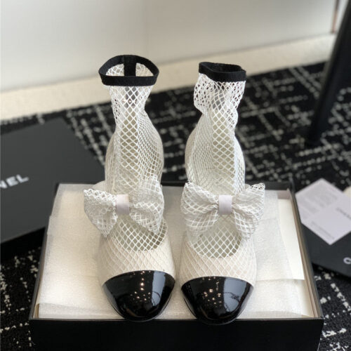 High Quality Luxury Chanel New Mary Jane Mesh Drill Boots – Style 15750 product detail
