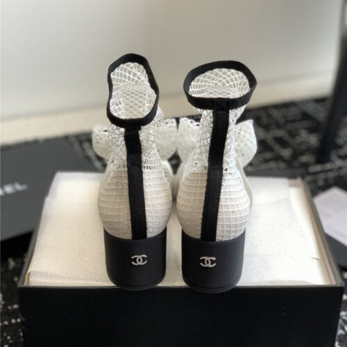 High Quality Luxury Chanel New Mary Jane Mesh Drill Boots – Style 15750 product detail