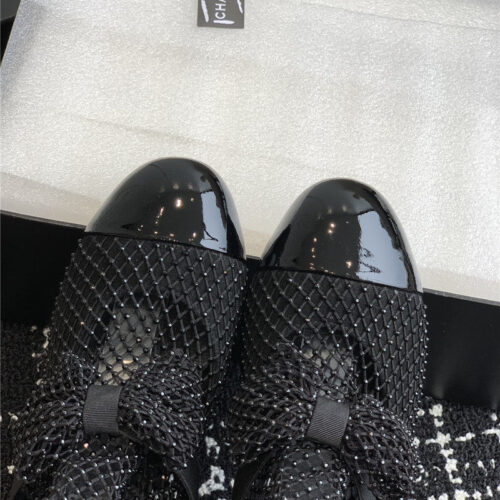 High Quality Luxury Chanel New Mary Jane Mesh Drill Boots – Style 76198 product detail